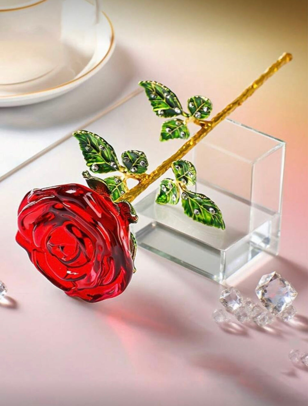 Luxury Glass Rose