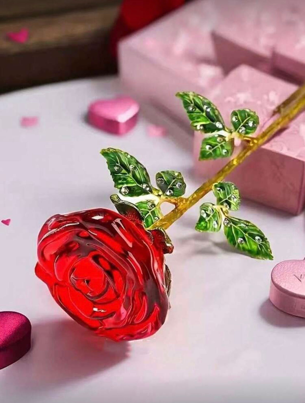 Luxury Glass Rose